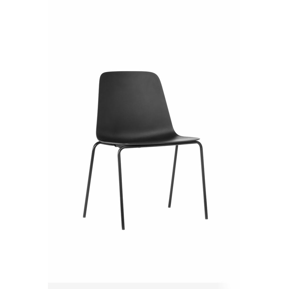Chaise d'appoint empilable Gry Mattr Lola - Noir