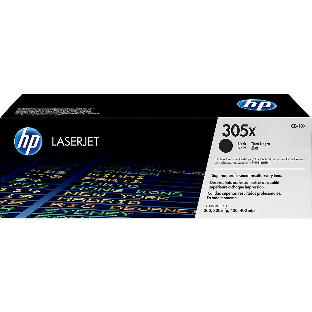 Cartouche d'encre noire HP 305X (CE410X) LaserJet haute capacité