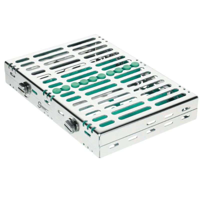 10 Instrument Dental Cassette, 203 x 140 x 32 mm