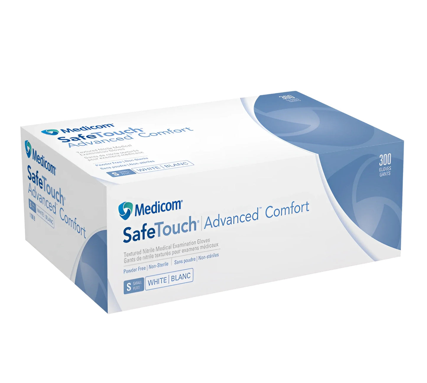 Gants Safetouch ADV Comfort NTRL.White PF (300) (Medicom)