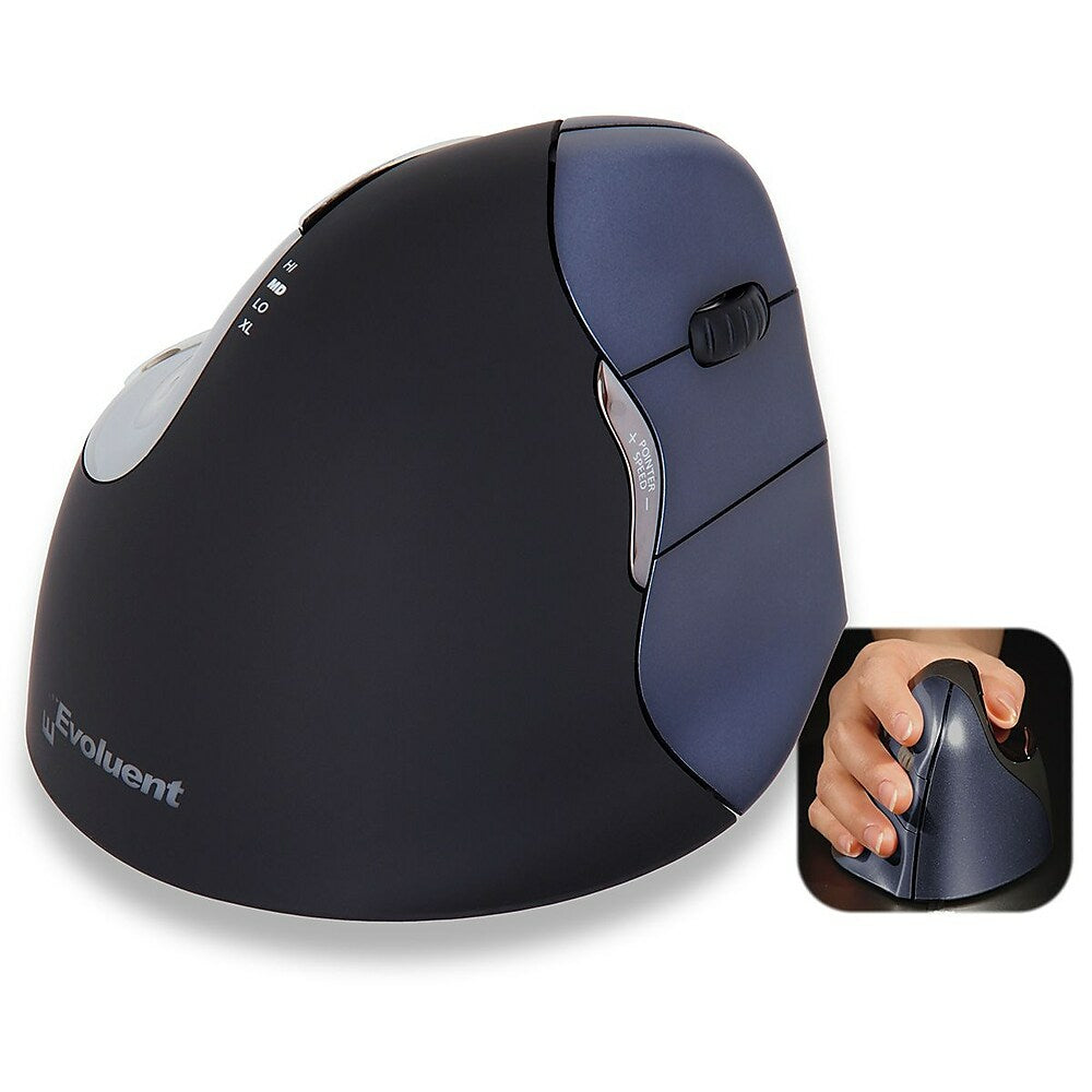 Souris verticale sans fil Evoluent VerticalMouse 4 (droite) – VM4RW