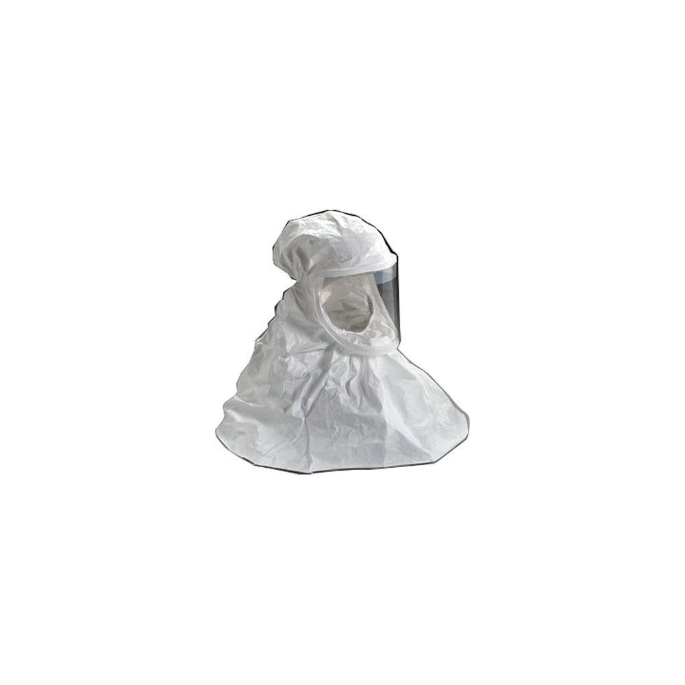 Cagoule respiratoire blanche 3M - Cagoule double bavette - Grande - Lot de 3