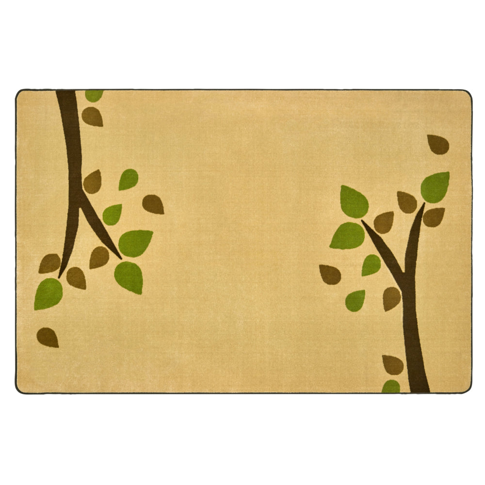 Carpets for Kids KIDSoft Branching Out Rectangle - 4' x 6' - Tan