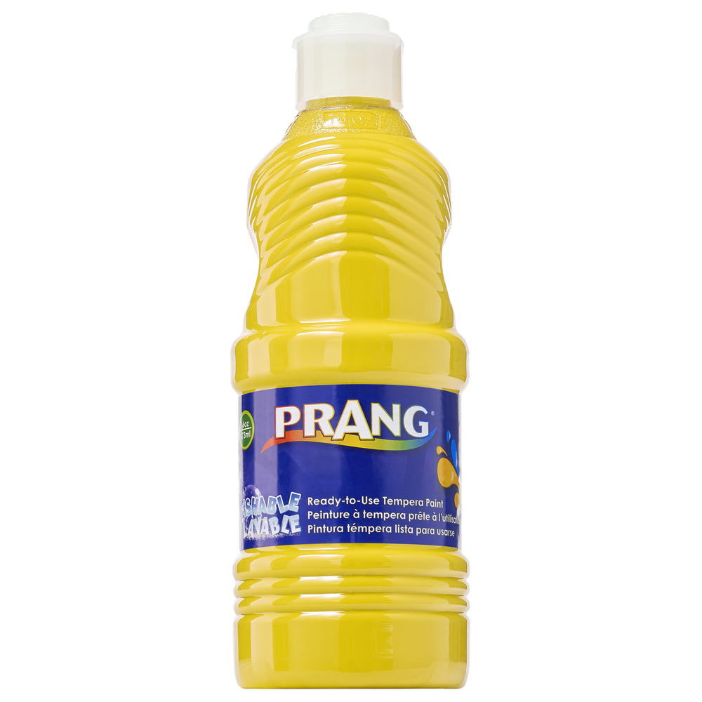 Peinture à la détrempe lavable Prang - 473 g - Jaune