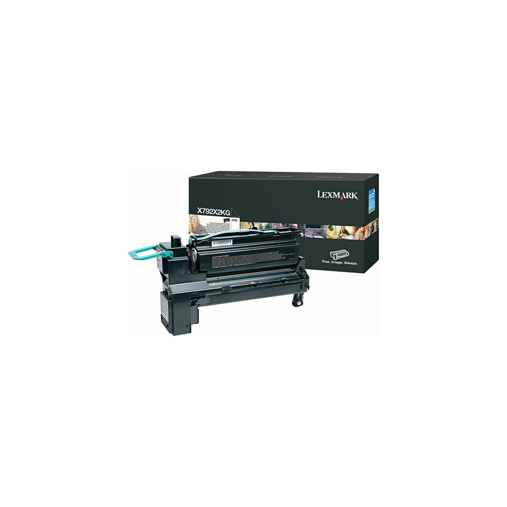 Cartouche de toner Lexmark X792X2KG, rendement 20 000 pages, noir