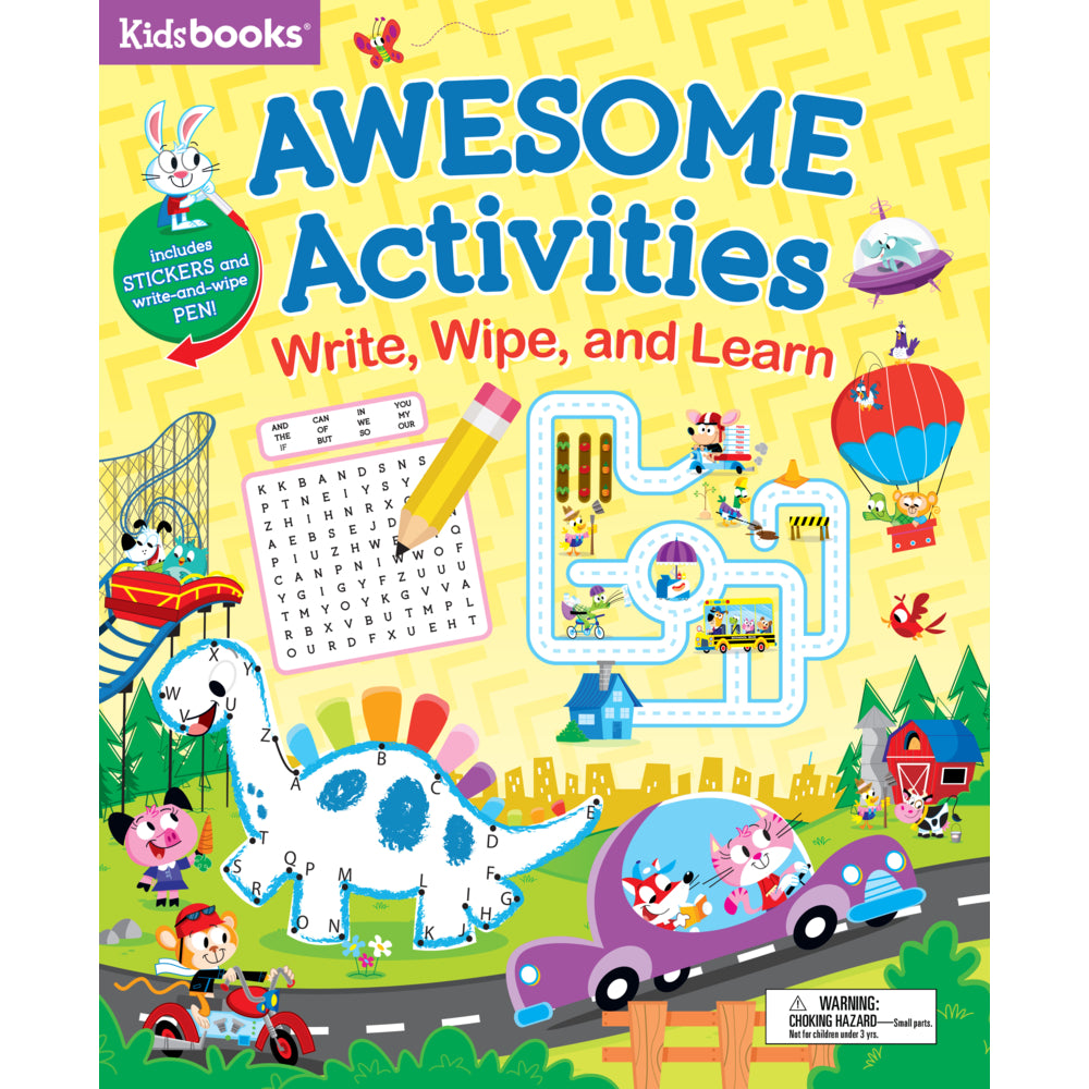 Kidsbooks Publishing - Awesome Activities: Write, Wipe, & Learn