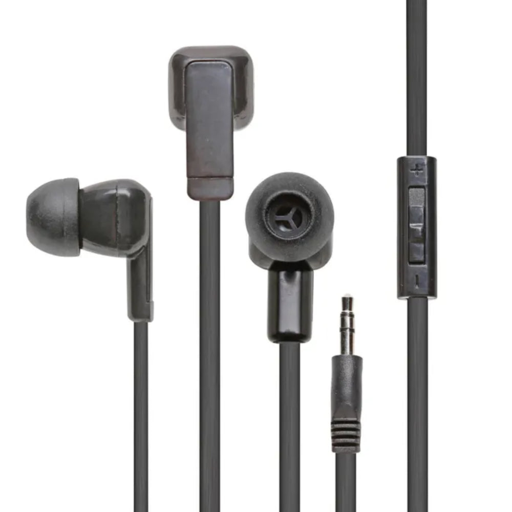 Écouteurs Califone E3 avec contrôle du volume intégré - Noir