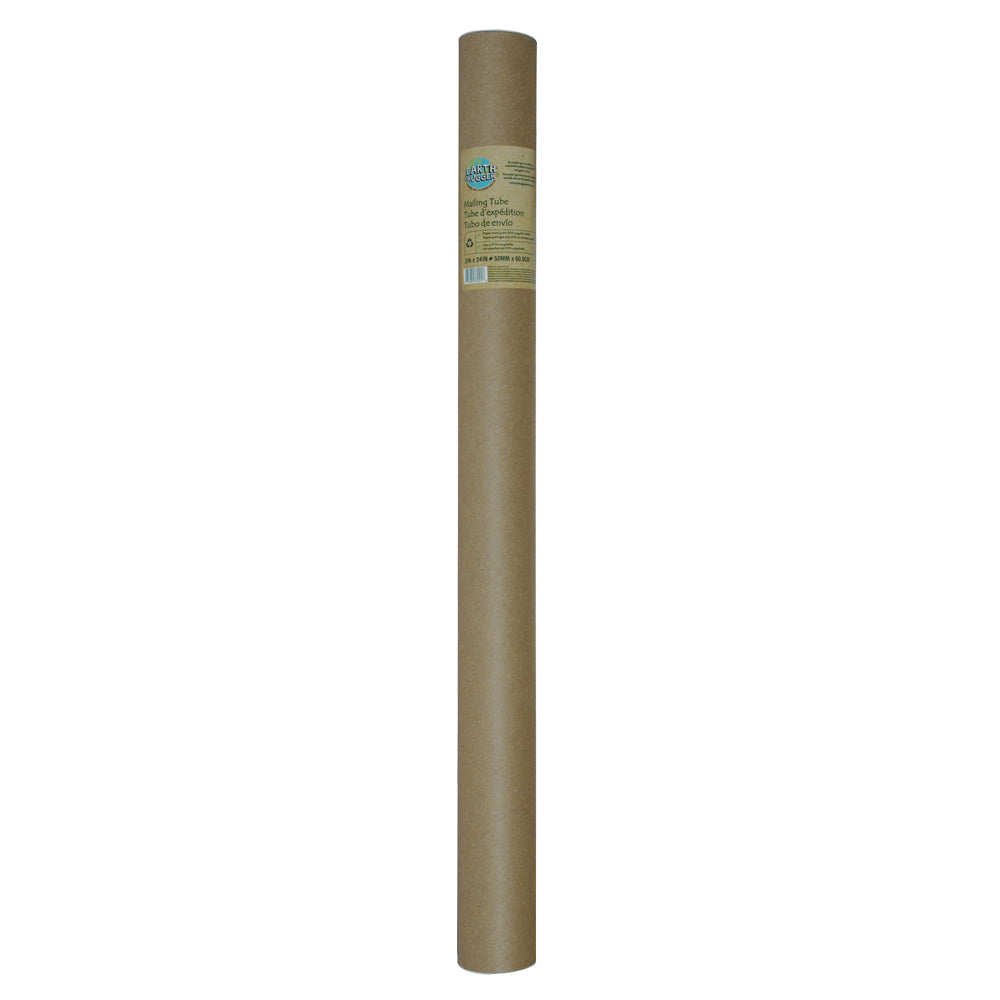 Earth Hugger Mailing Tube with End Caps - 2" W x 24" L - 12 Pack