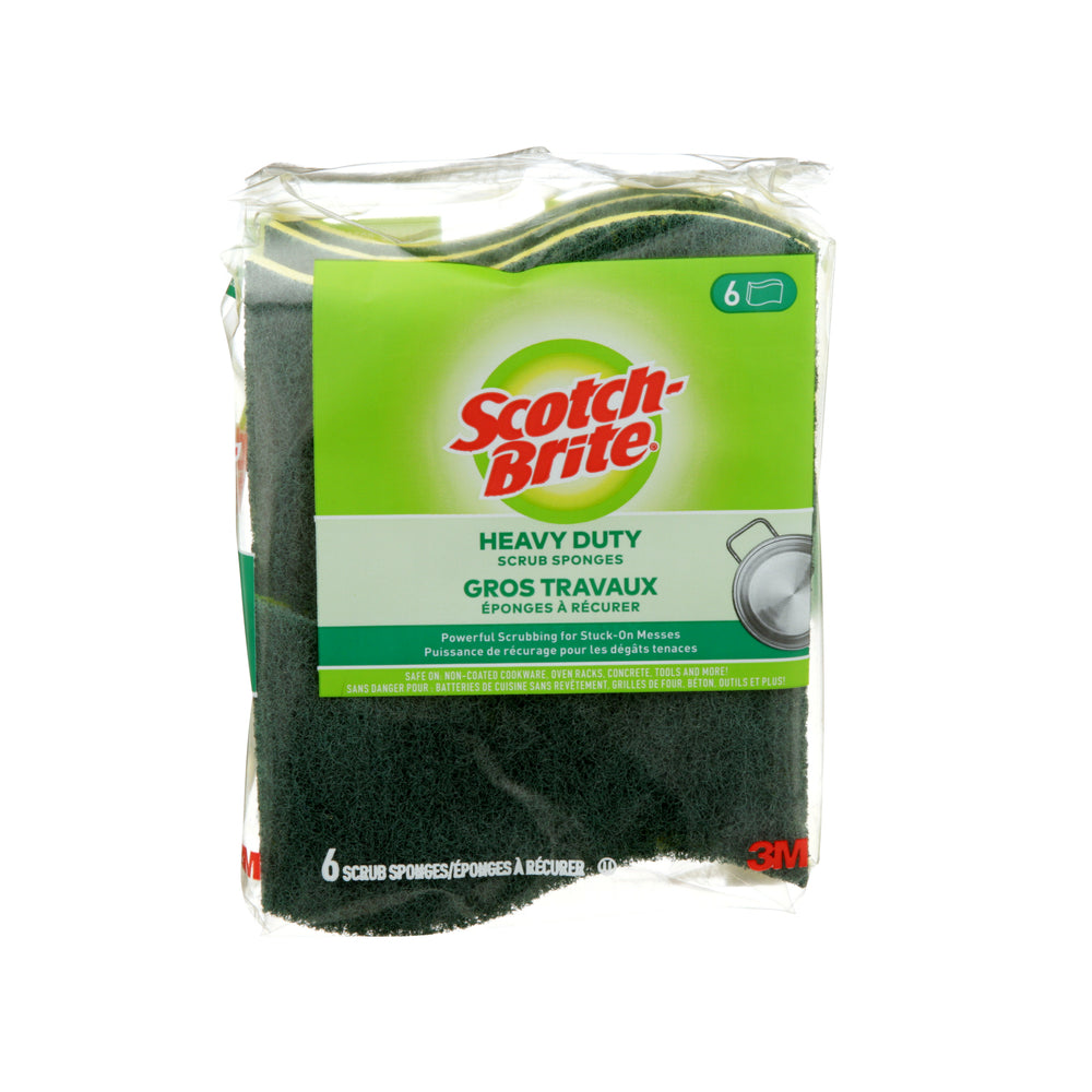 Éponges à récurer robustes Scotch-Brite, paquet de 6