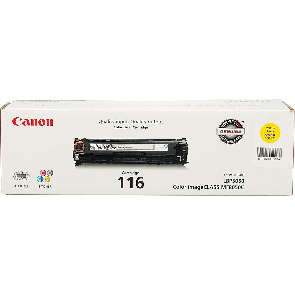 Canon 116 Yellow Toner Cartridge (1977B001)