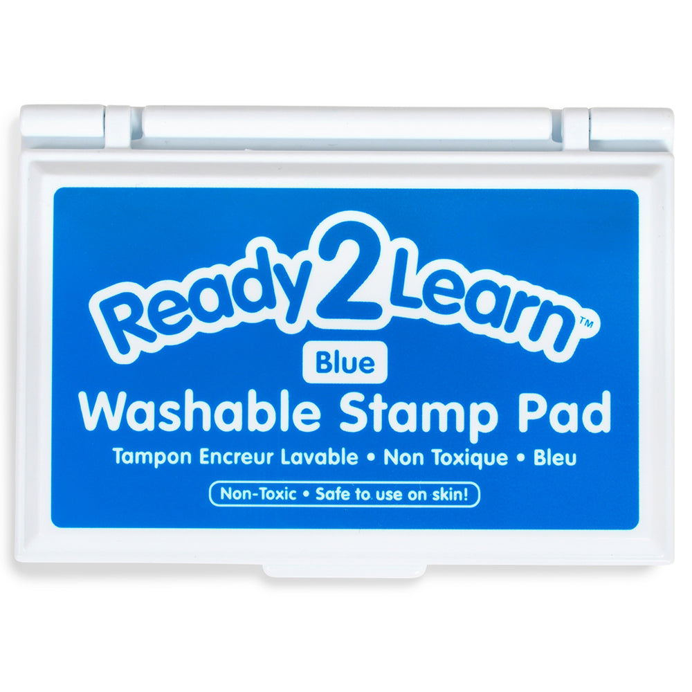 Tampon encreur lavable Ready 2 Learn - 8,6 cm (L) x 5,1 cm (l) - Bleu