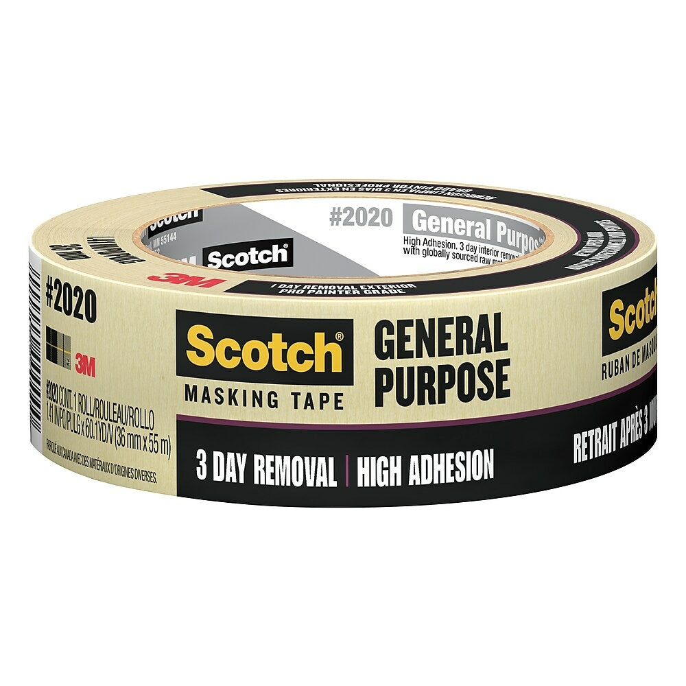 Ruban de masquage polyvalent Scotch, 2020-36A, 36 mm x 55 m