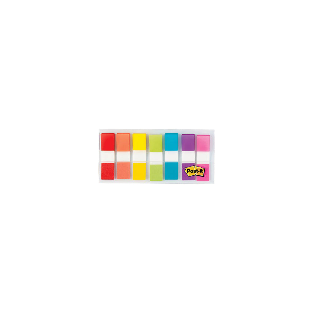 Post-It Flags - Assorted Colours - 0.47" W x 1.7" L (11.9 mm W x 43.2 mm L) - 190 Pack