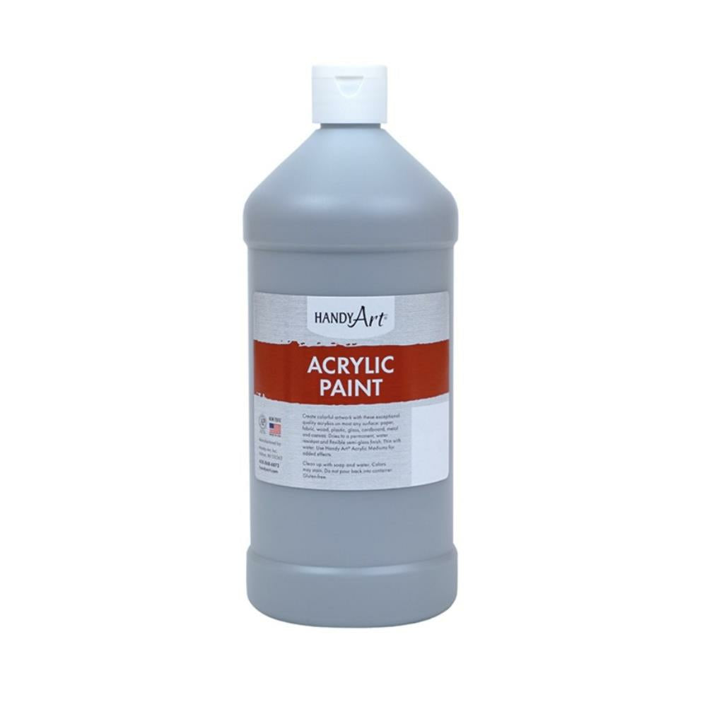 Handy Art Acrylic Paint, Grey, 946ml.