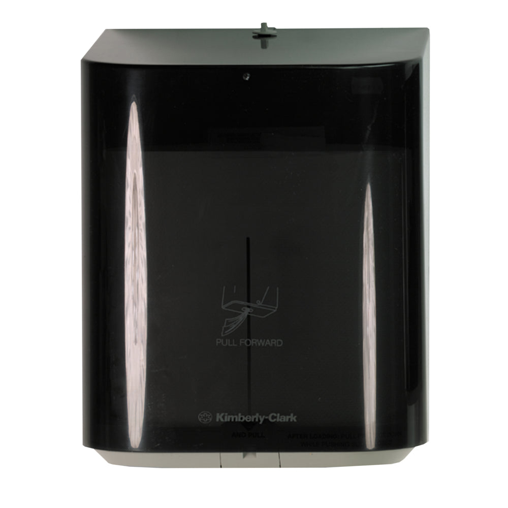 Kimberly-Clark Professional Center-Pull Towel Dispenser - 10.0" x 12.5" x 10.65" - Smoke (Black)