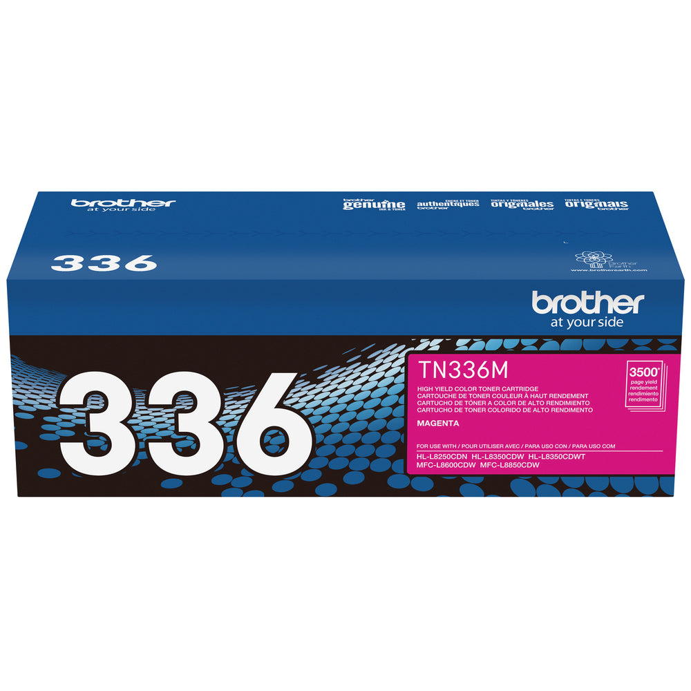 Cartouche de toner magenta haute capacité Brother TN336