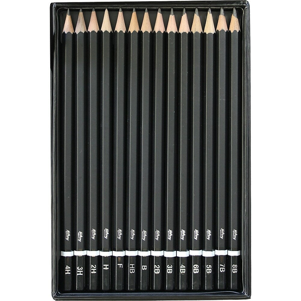 Crayons à dessin et à dessin Hilroy Studio Pro 14 pièces