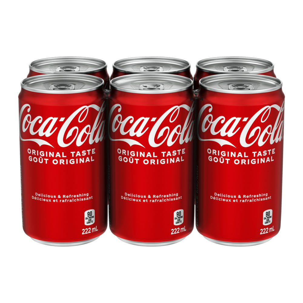 Coca Cola Classic Coke - Cans - 222ml - 4 x 6 Pack