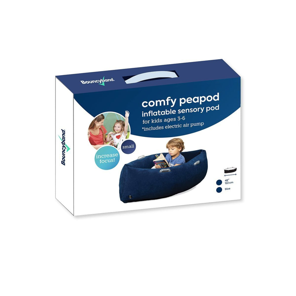 Bouncyband Inflatable Sensory Peapod - 122 cm - Blue