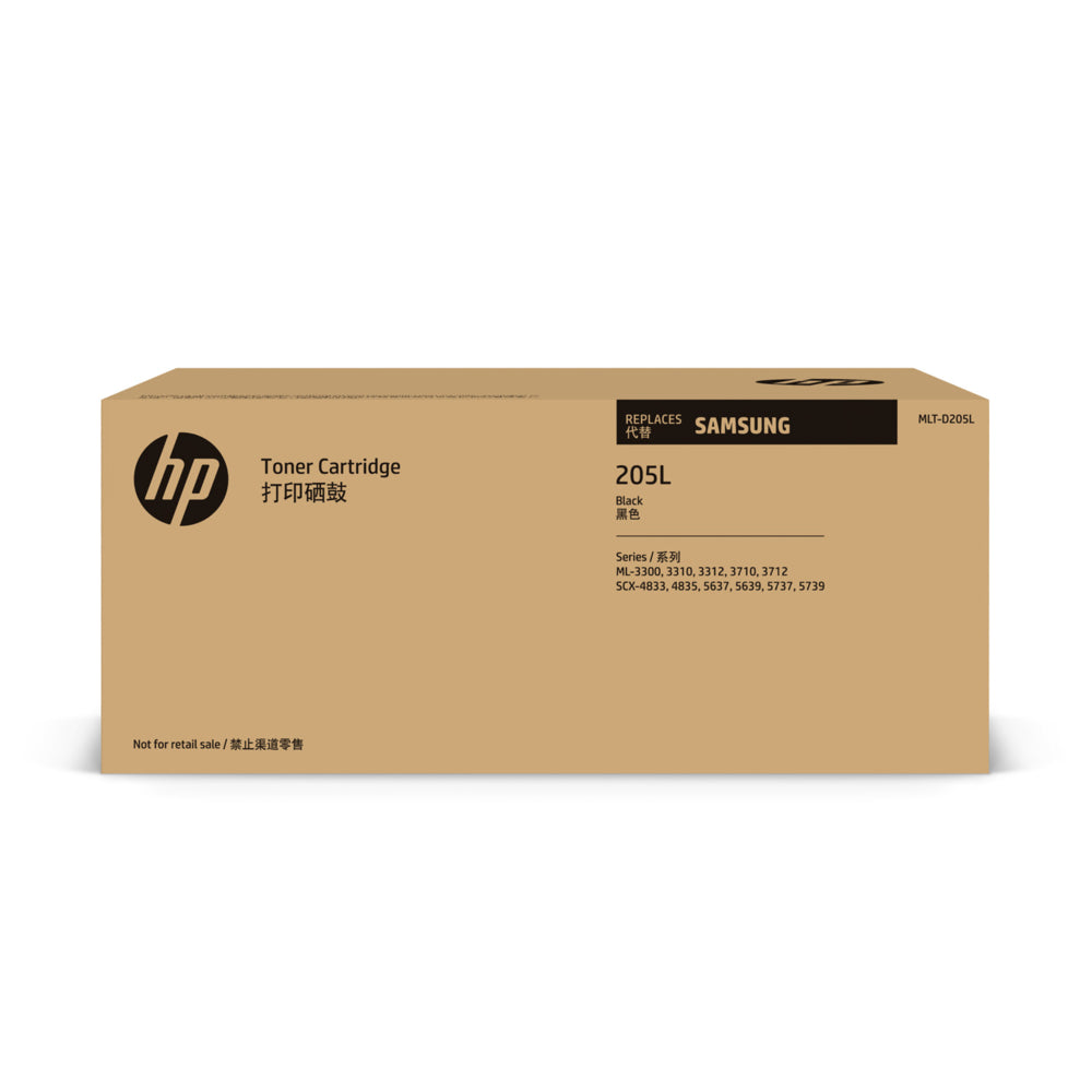 Cartouche de toner HP MLT-D205L pour imprimantes Samsung – Haut rendement – Noir