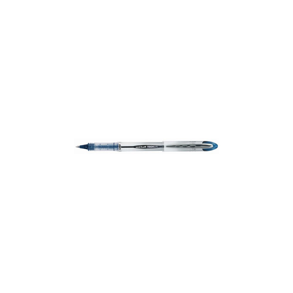 Stylo roller Uni-Ball Vision Elite - Pointe épaisse - 0,8 mm - Encre bleue/noire