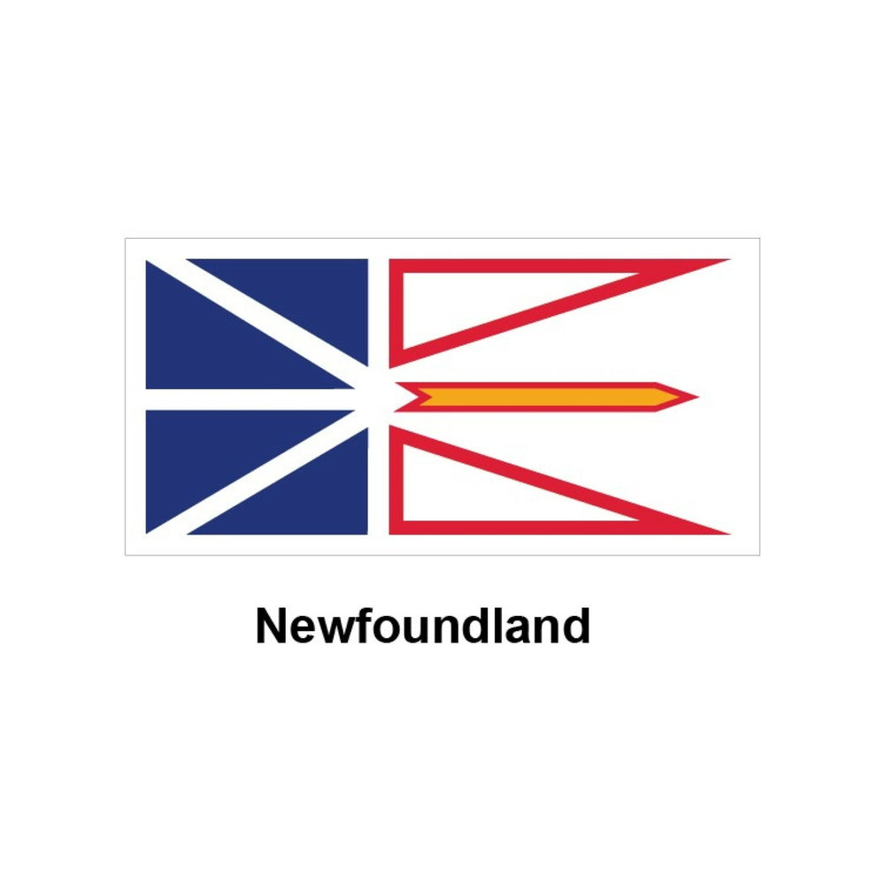 Flying Colours Newfoundland Flag - 36" W x 72" L