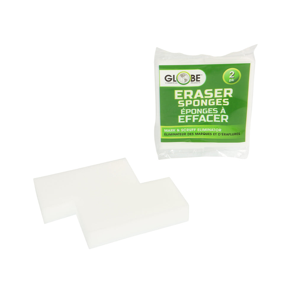 Globe Commercial Erase-it-Sponge - Small - 2 Pack