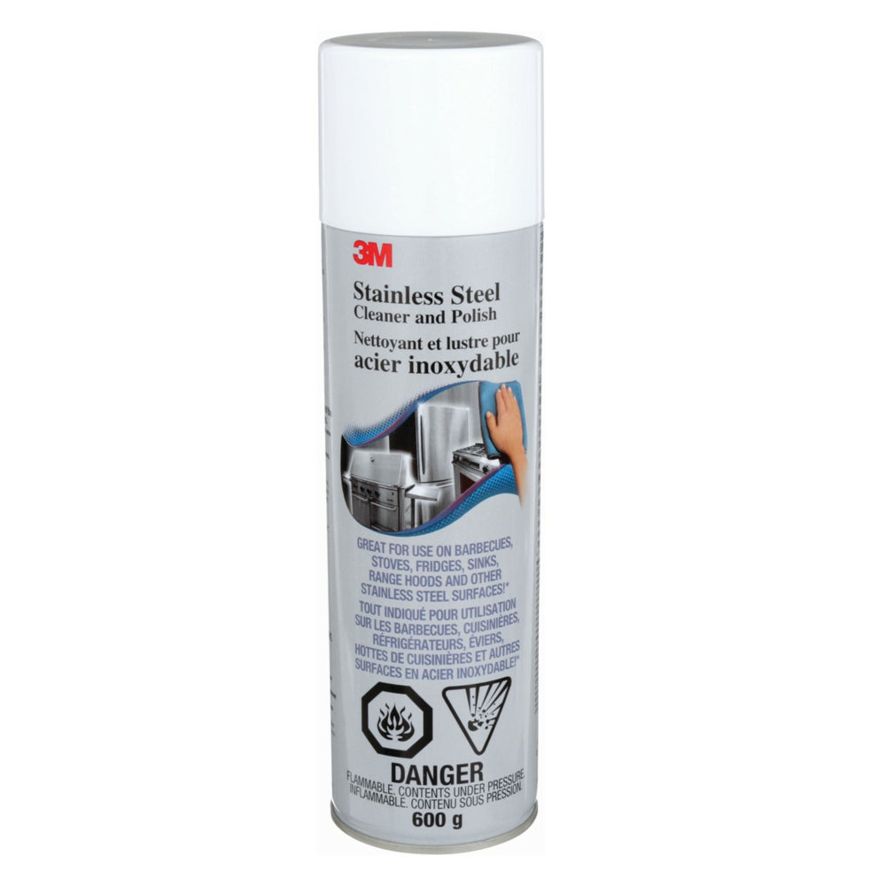 Nettoyant et polissant pour acier inoxydable 3M - 21 oz
