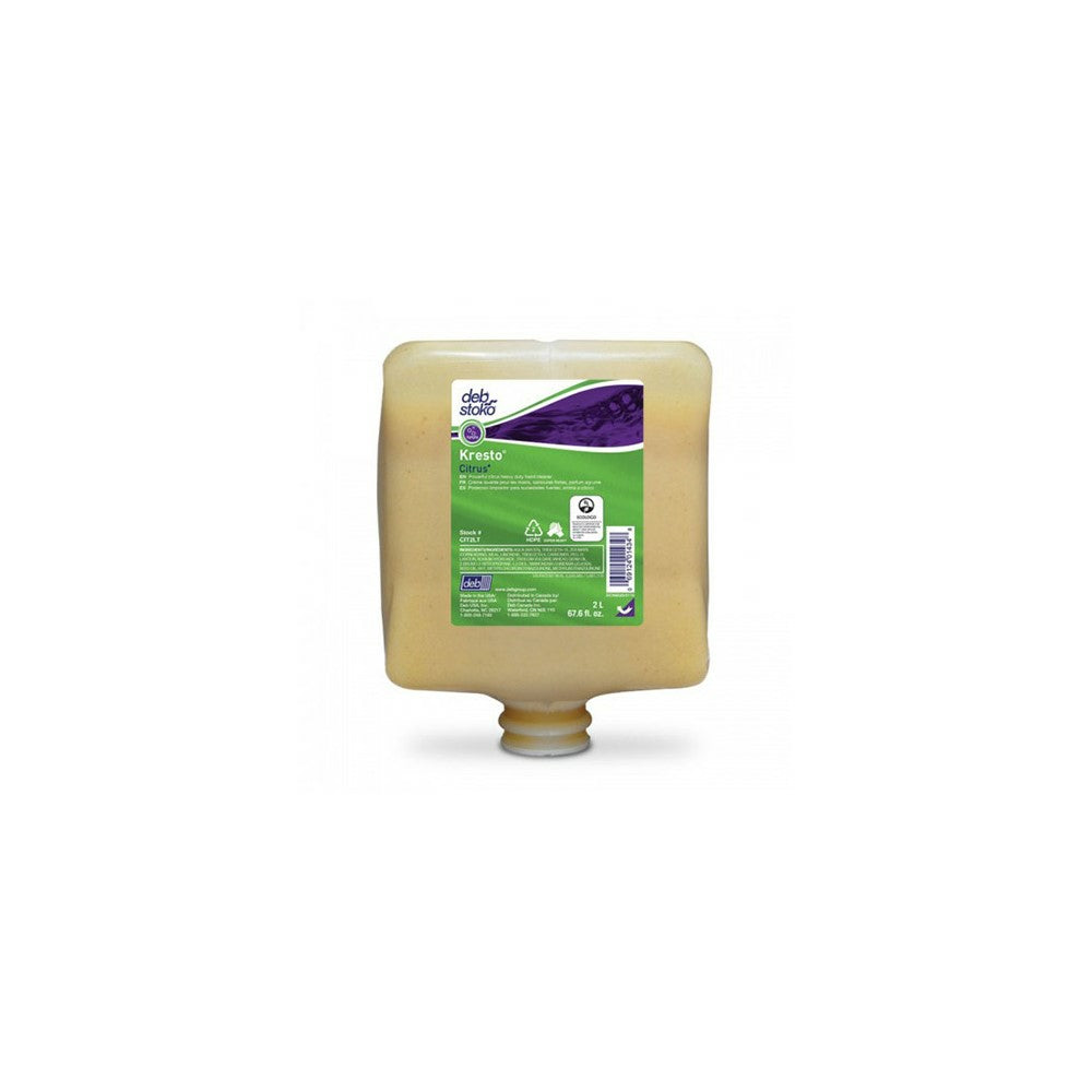Nettoyant pour les mains ultra-épais aux agrumes SCJ Professional Deb Kresto Citrus, 2 L (lot de 4)