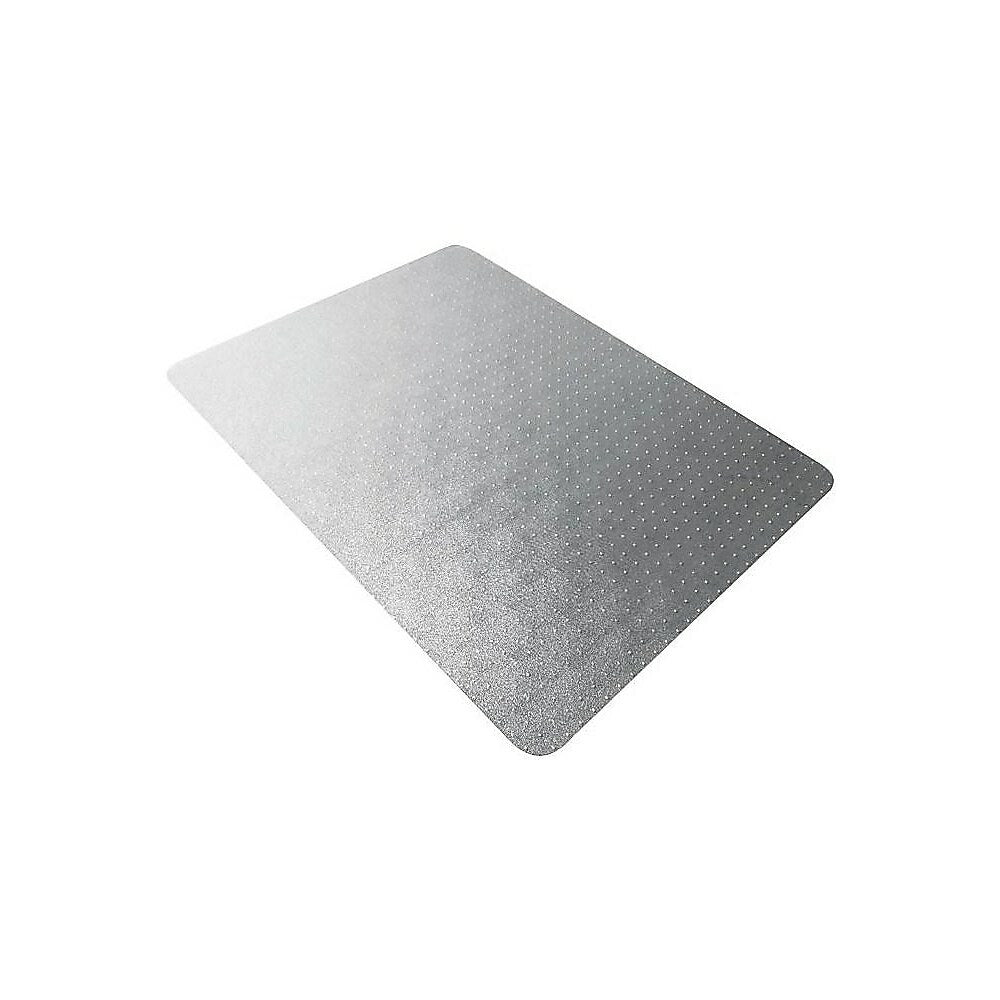 Tapis de sol en polycarbonate transparent ClearTex pour moquette à poils ras/moyens, 48" x 53"