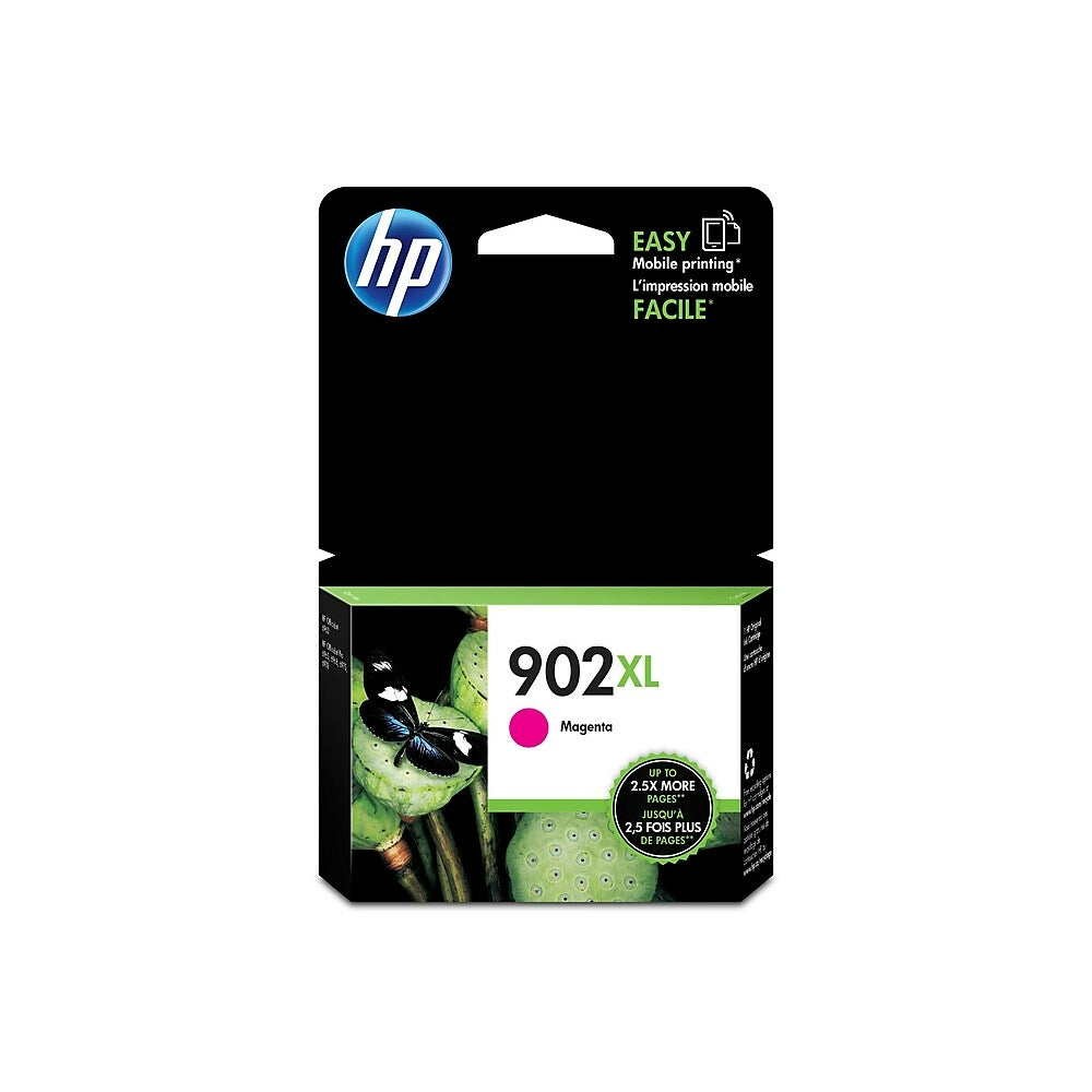 Cartouche d'encre magenta HP 902XL haute capacité d'origine (T6M06AN)