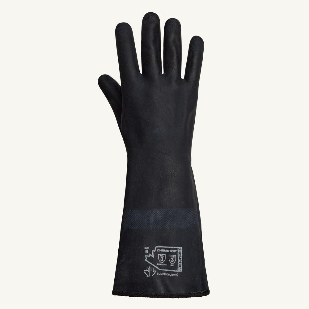 Chemstop Rubber Multipurpose Gloves - Black - 10 - Each