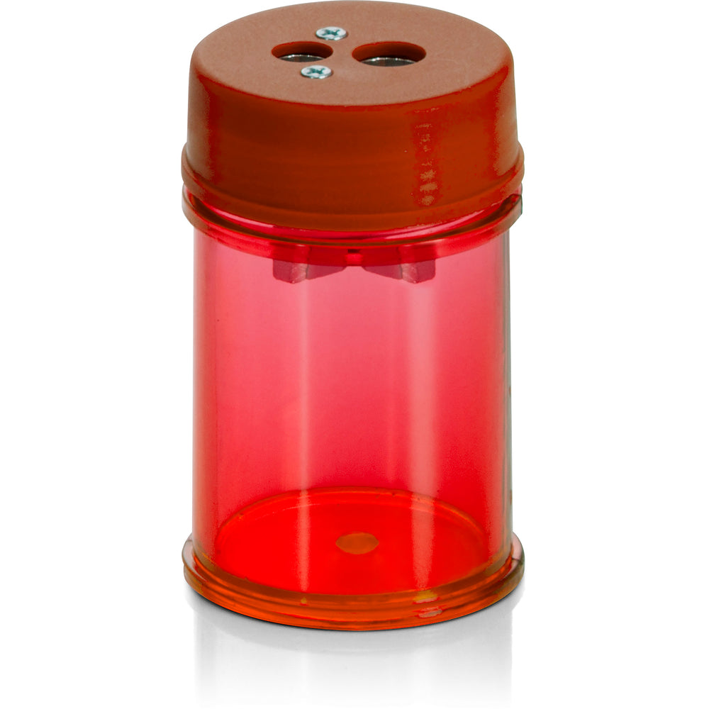 Taille-crayon manuel Officemate en plastique à 2 trous - Rouge