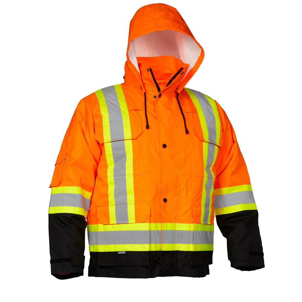 Parka de sécurité haute visibilité Forcefield 4 en 1 repensée - 3XL - Orange