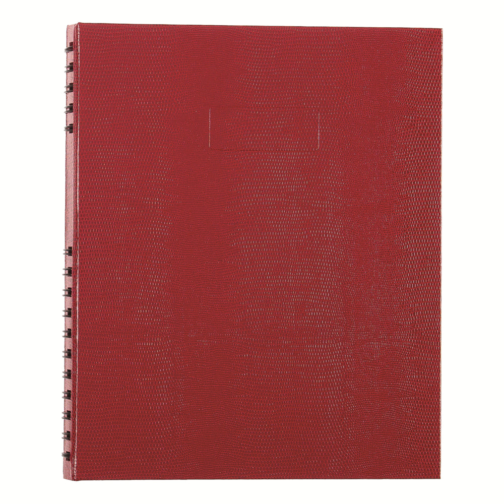 Blueline NotePro Ruled Notebook - 10-3/4" x 8-1/2" - Red - 200 Pages (100 Sheets)