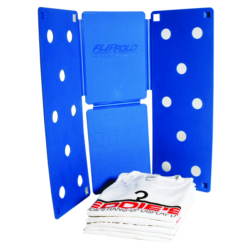 FlipFold Shirt Folder - 9" W x 12" H - Blue