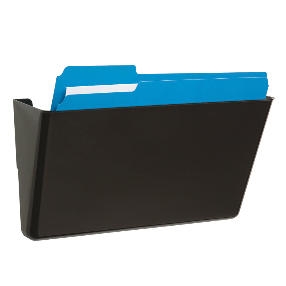 Pochette DocuPocket empilable Deflecto EZ Link - 1 pochette - Format lettre - Noir