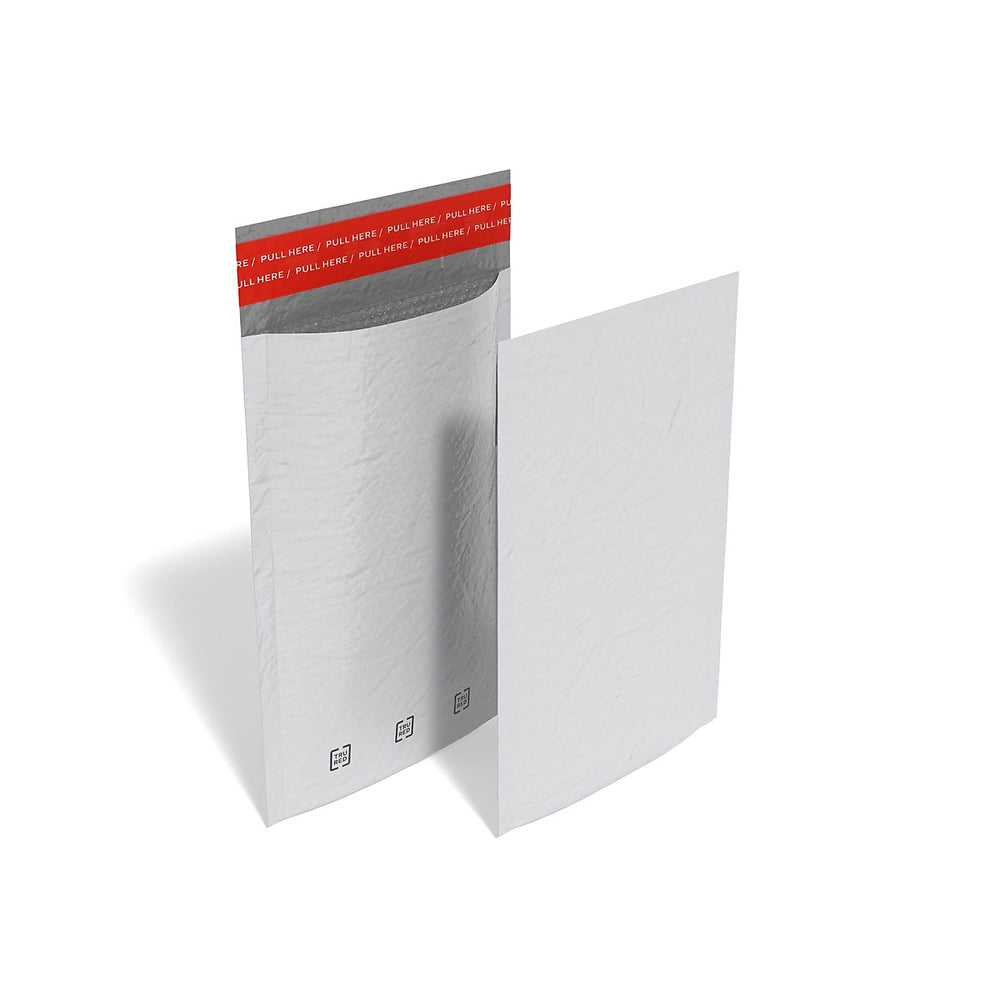 Enveloppes à bulles auto-adhésives TRU RED - n° 0 - 17,1 cm (l) x 23 cm (L) - Blanc - Paquet de 25 (TR56608B)