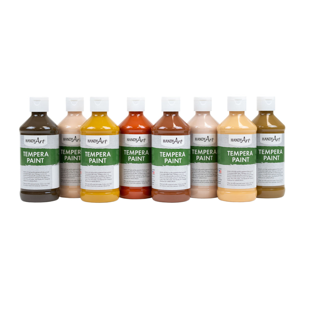 Handy Art Multicultural Paint 473ml 8/set
