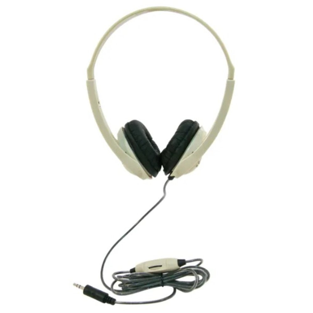 Califone Multimedia Stereo Headphone with 2-layered cut-and-chew-resistant cord and volume control