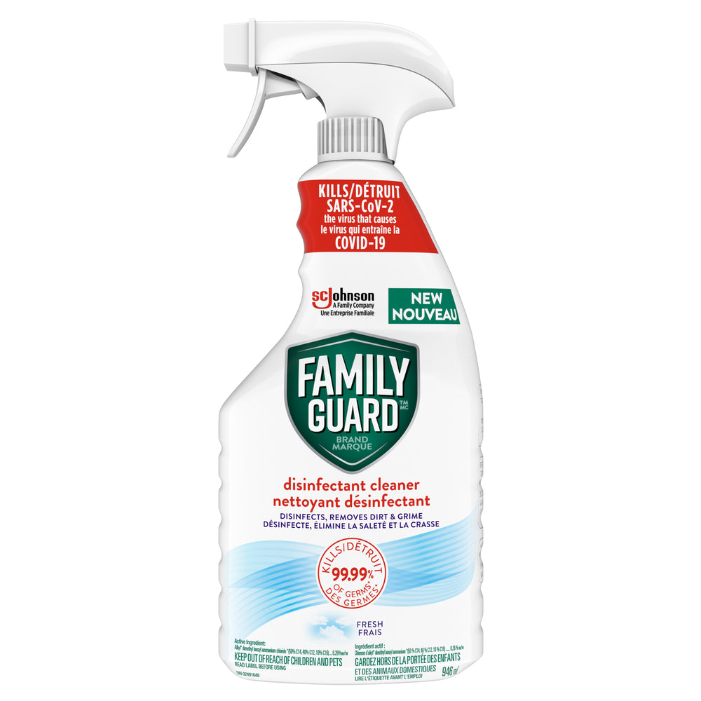 Nettoyant désinfectant SC Johnson Family Guard - Fraîcheur - 946 ml