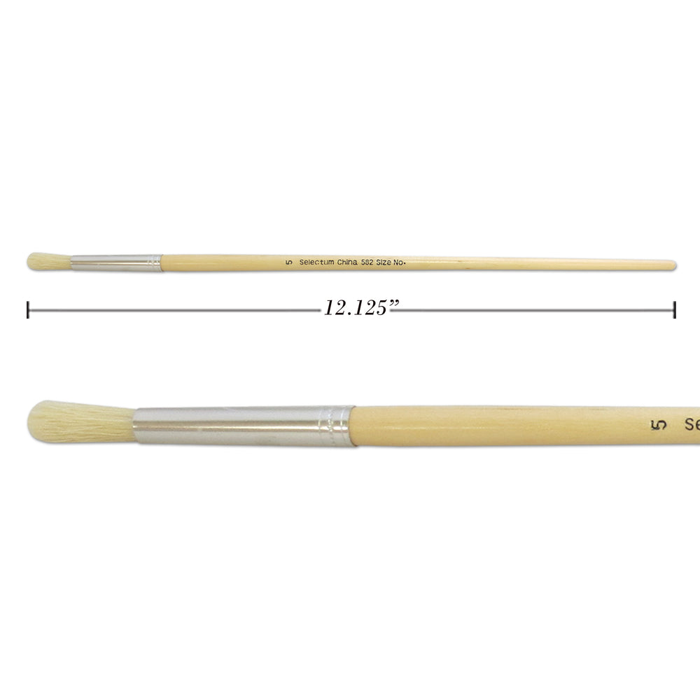 Selectum Paintbrush - Round - Hog Hair - #5