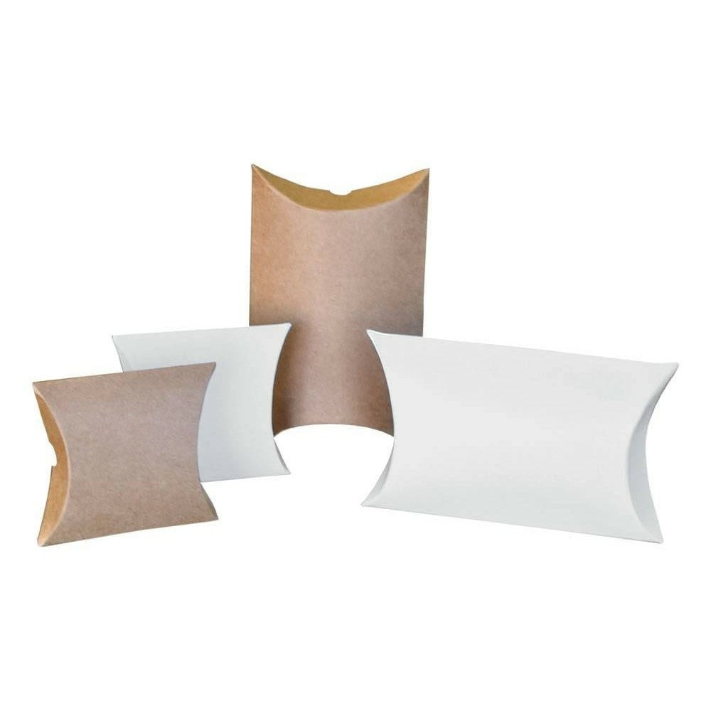 Boîte à oreillers Eddie's - 8,9 cm (l) x 12,7 cm (L) x 2,5 cm (H) - Blanc - Boîte de 100