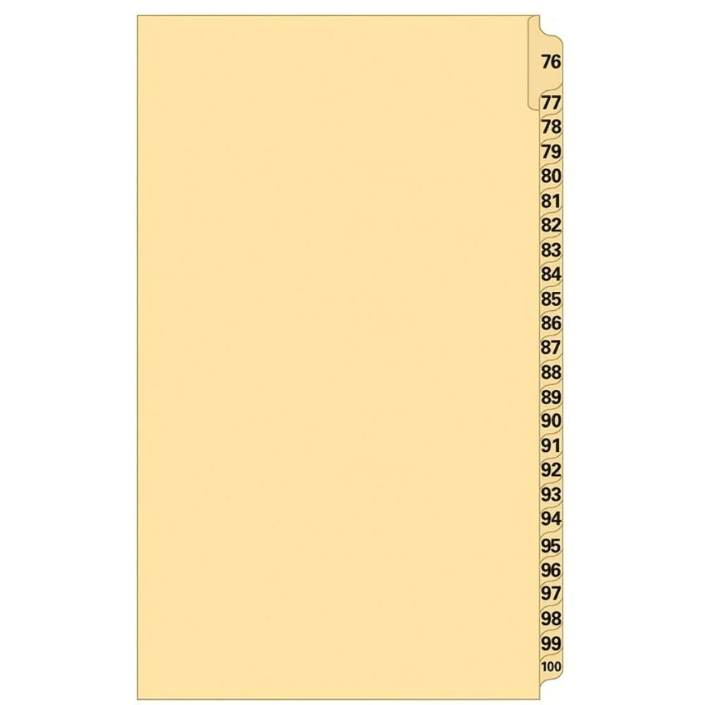 Onglets de litige, 25e coupe, ensemble numérique, 14 po, chamois, n° 76-100