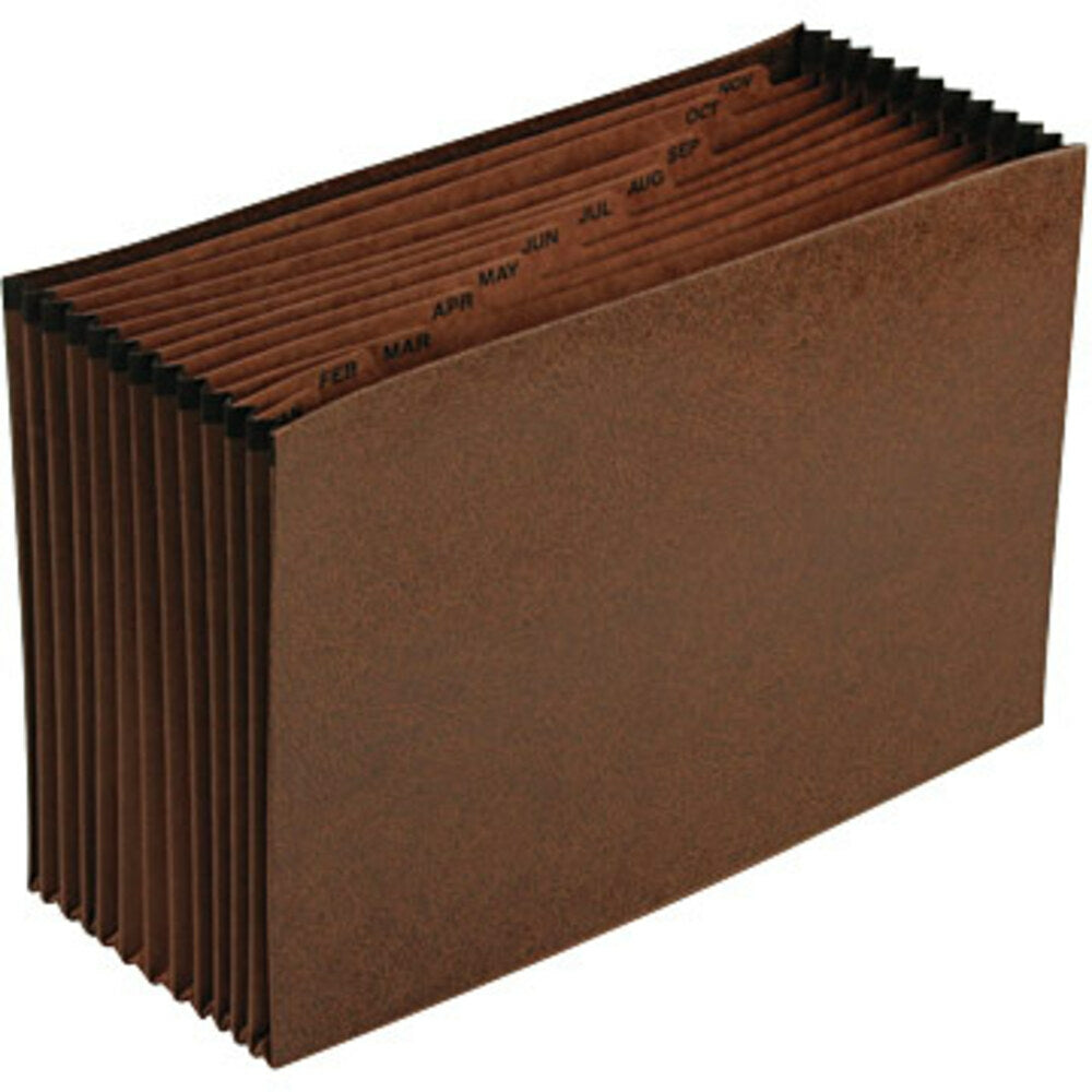 Classeur mensuel Pendaflex à ouverture par le haut (janvier-décembre), 12 pochettes, format légal, 15" x 10"