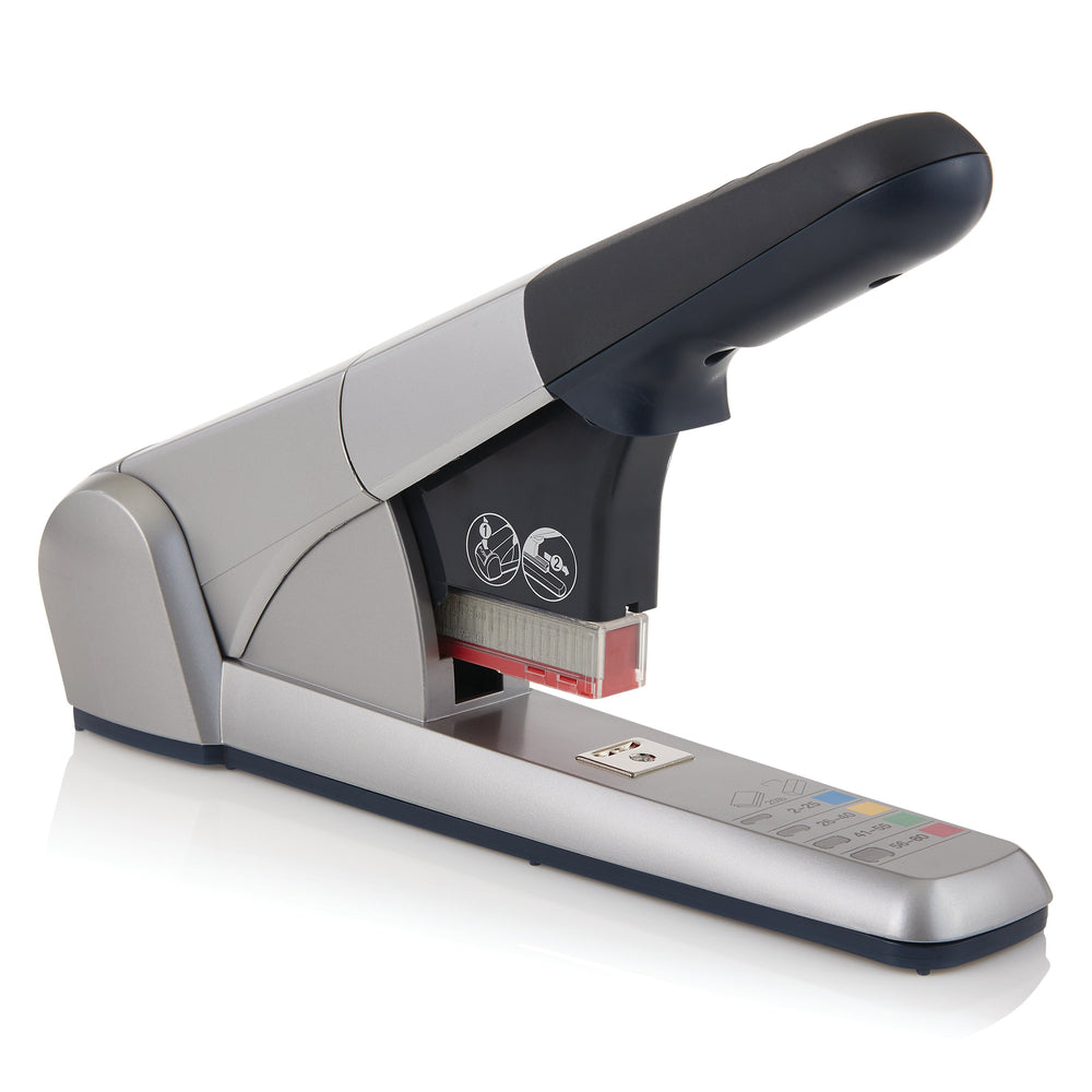 Rapid Heavy Duty Cartridge Stapler - 80 Sheet Capacity - Silver