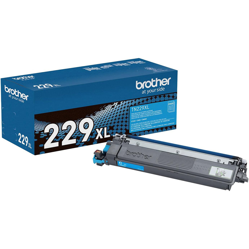 Cartouche de toner haute capacité Brother authentique TN229XLC - Cyan