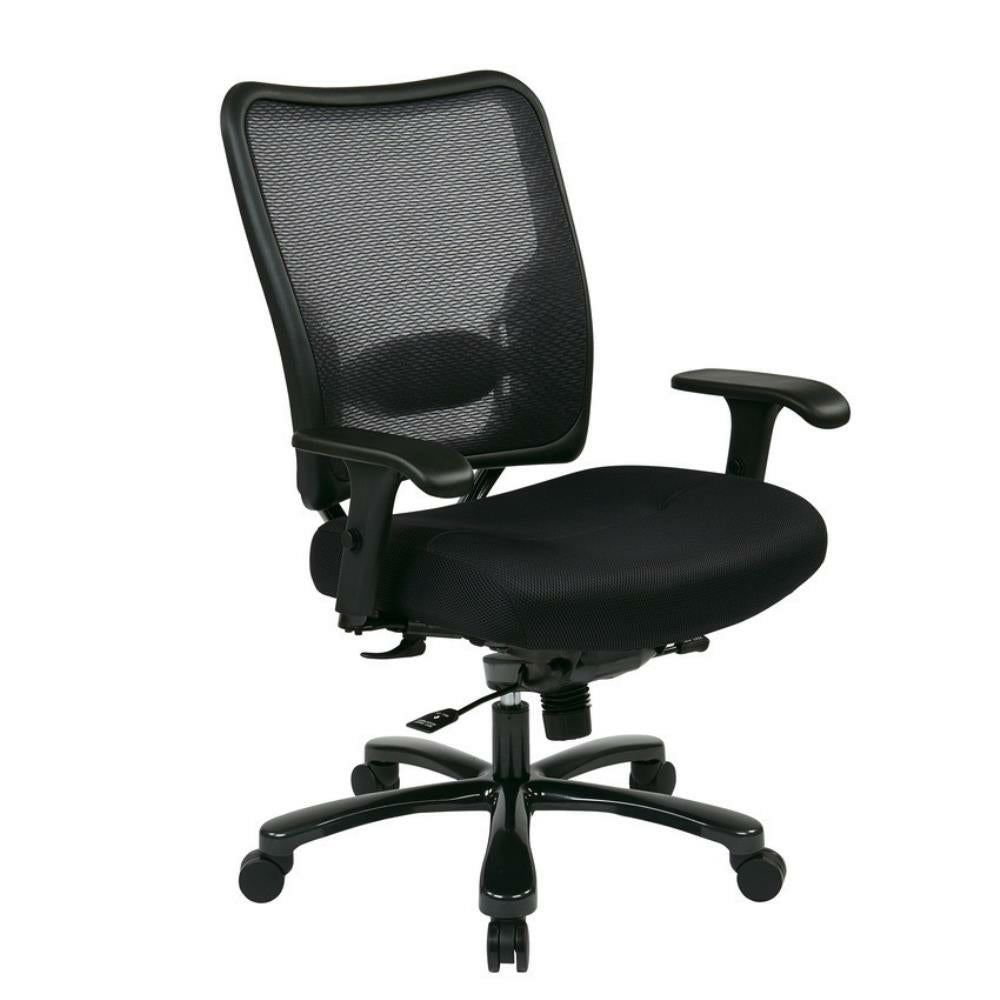 Chaise noire Space « Big & Tall »