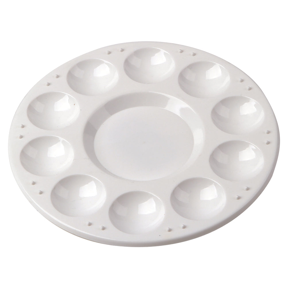 DBLG Imports Round Plastic Palette - 10 slots - 12 Pack