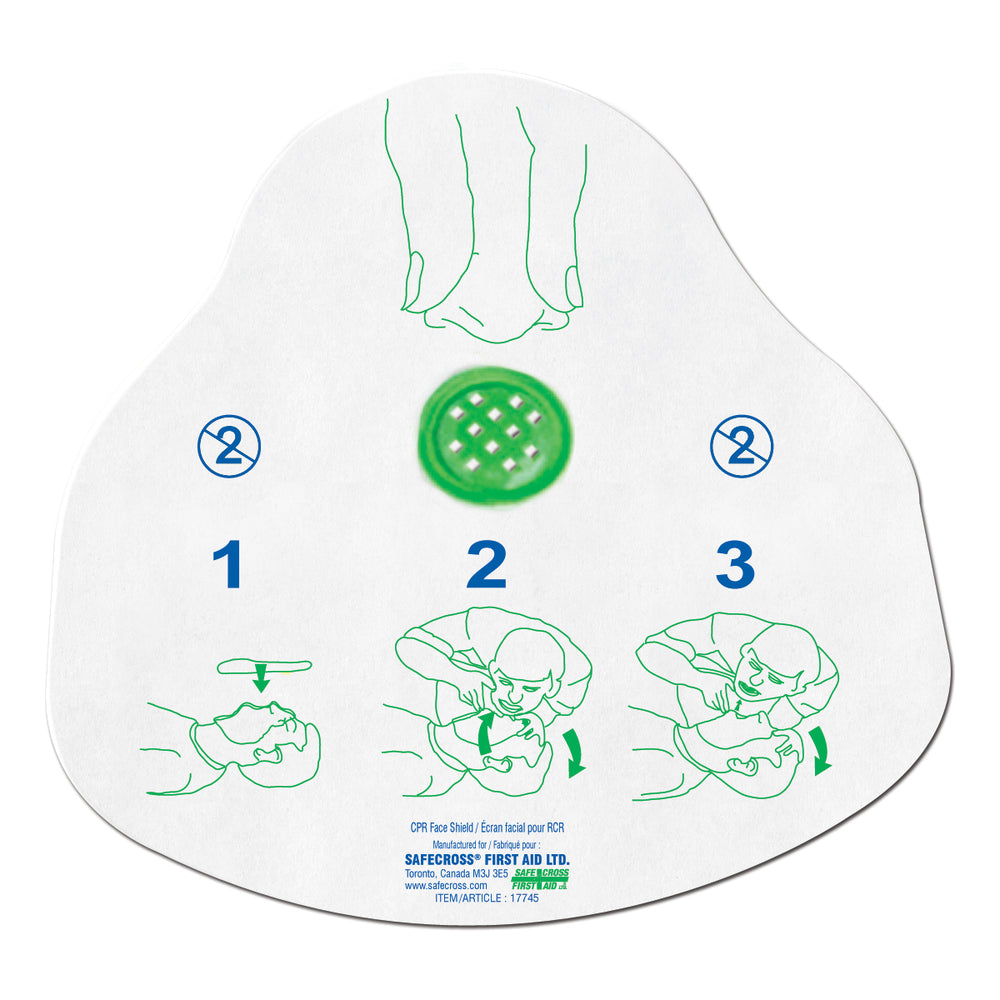 Écran facial de réanimation cardio-pulmonaire